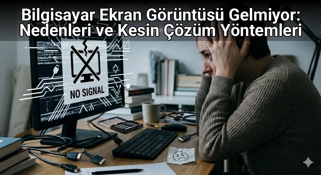 Bilgisayar Ekran Görüntüsü Gelmiyor: Nedenleri ve Kesin Çözüm Yöntemleri